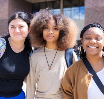 Students in the Plaza