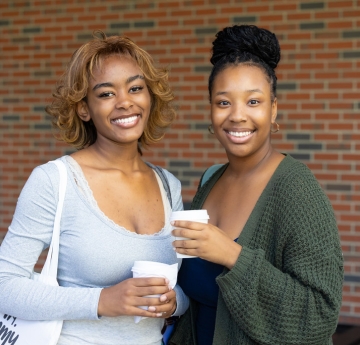 Students at the Commuter Connections Event 